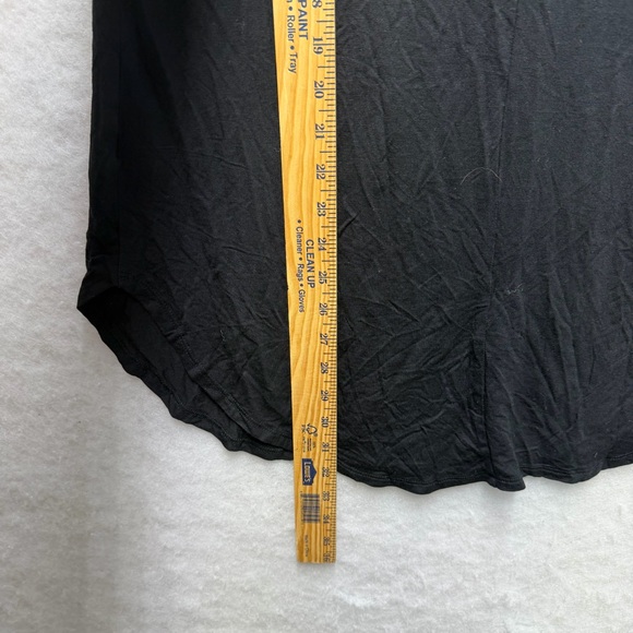 NWT Lane Bryant Women's 14/16 Black V-Neck Fitted Tunic Tee Shirt Plus Size - Picture 9 of 9